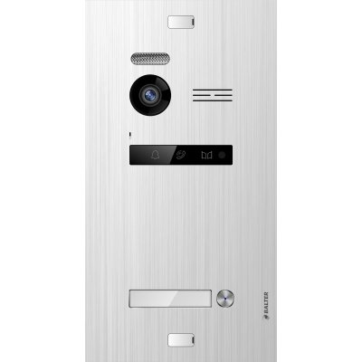 BALTER EVO-HD Silver Türstation für 1 Teilnehmer, IP über 2-Draht BUS Technologie (Video / Audio / Strom), 175° Ultraweitwinkel