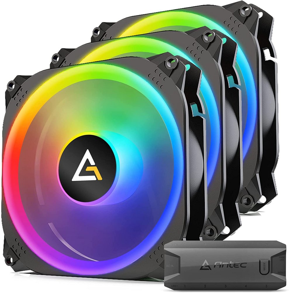 Antec Prizm X ARGB 3 Pack | 120mm Gehäuselüfter mit Lüftersteuerung