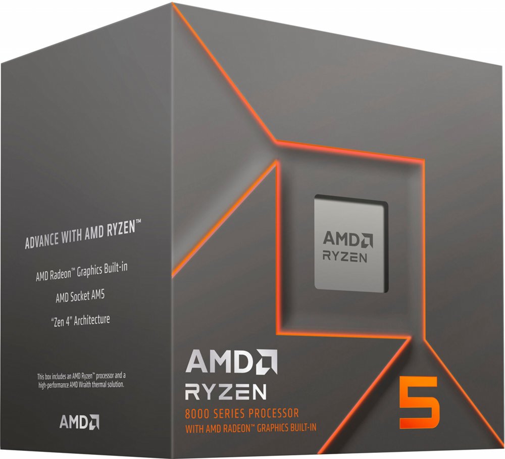 AMD Ryzen 5 8500G | 6 Kerne | 3,5 GHz (5,0 GHz Turbo) | AM5 | Prozessor | CPU