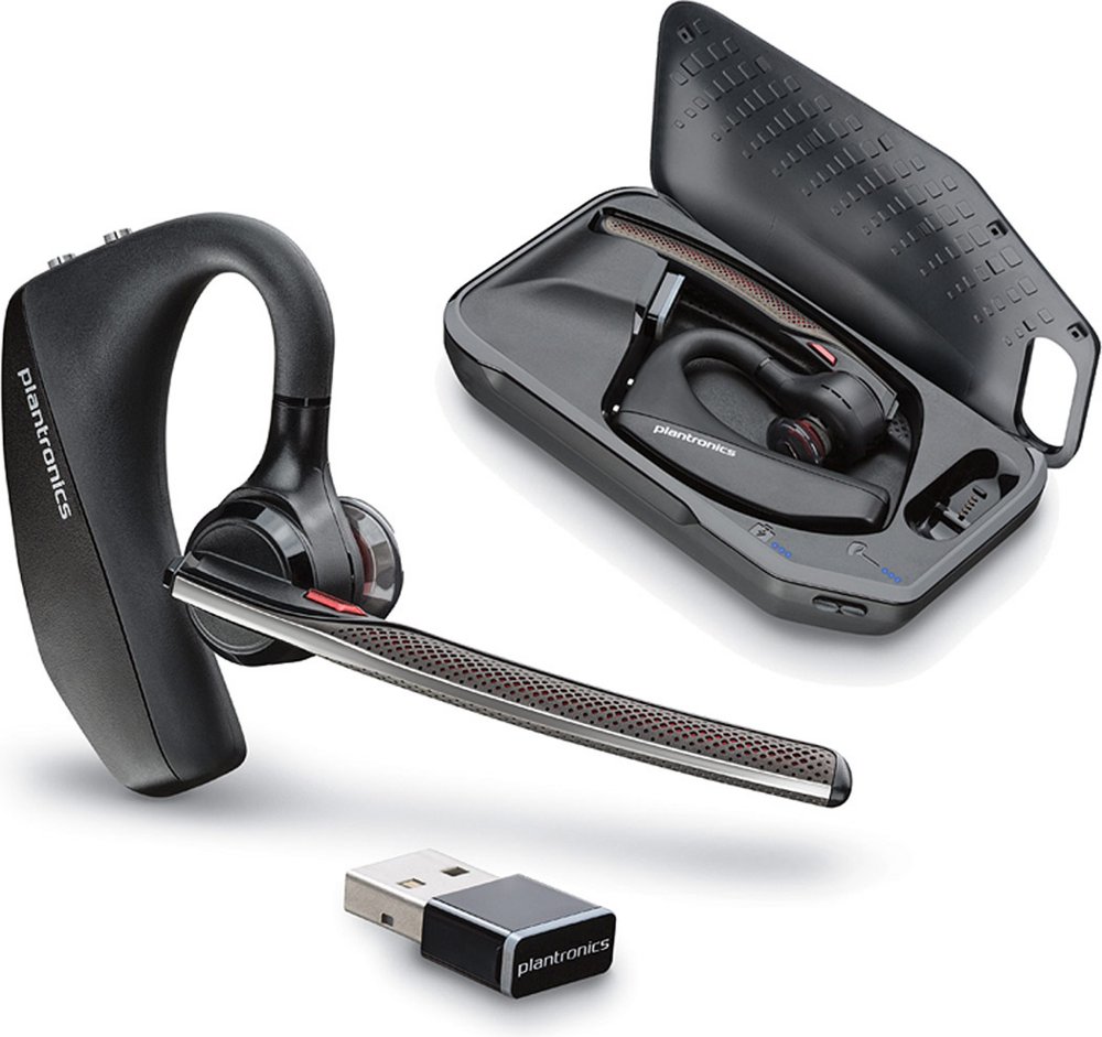 Plantronics Voyager 5200 UC | Kabelloses Mono On-Ear Headset | Bluetooth | Schwarz