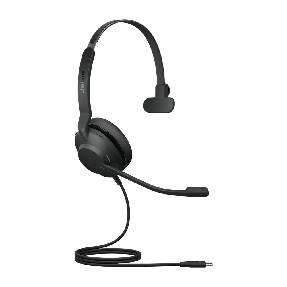 Jabra Evolve2 30 UC | Mono Kabelgebundenes On-Ear Headset | USB-C | Schwarz