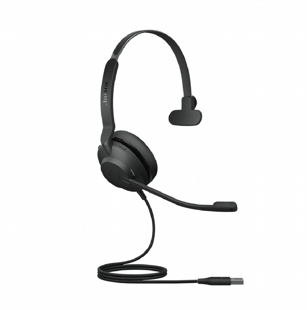 Jabra Evolve2 30 UC | Mono Kabelgebundenes On-Ear Headset | USB-C | Schwarz