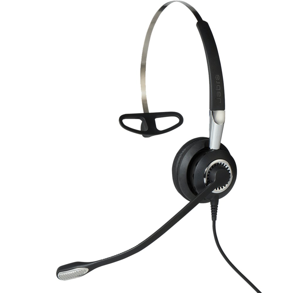 Jabra BIZ 2400 II 3in1 WB Unify | Kabelgebundenes On-Ear Mono-Headset | QD-Anschluss | Schwarz/Silber