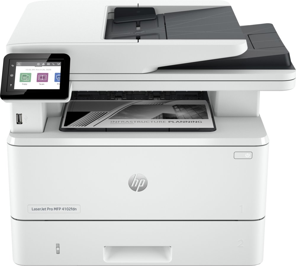 HP LaserJet Pro MFP 4102fdn | All-in-One Laserdrucker | 1200 x 1200 DPI | Schwarz/Weiß
