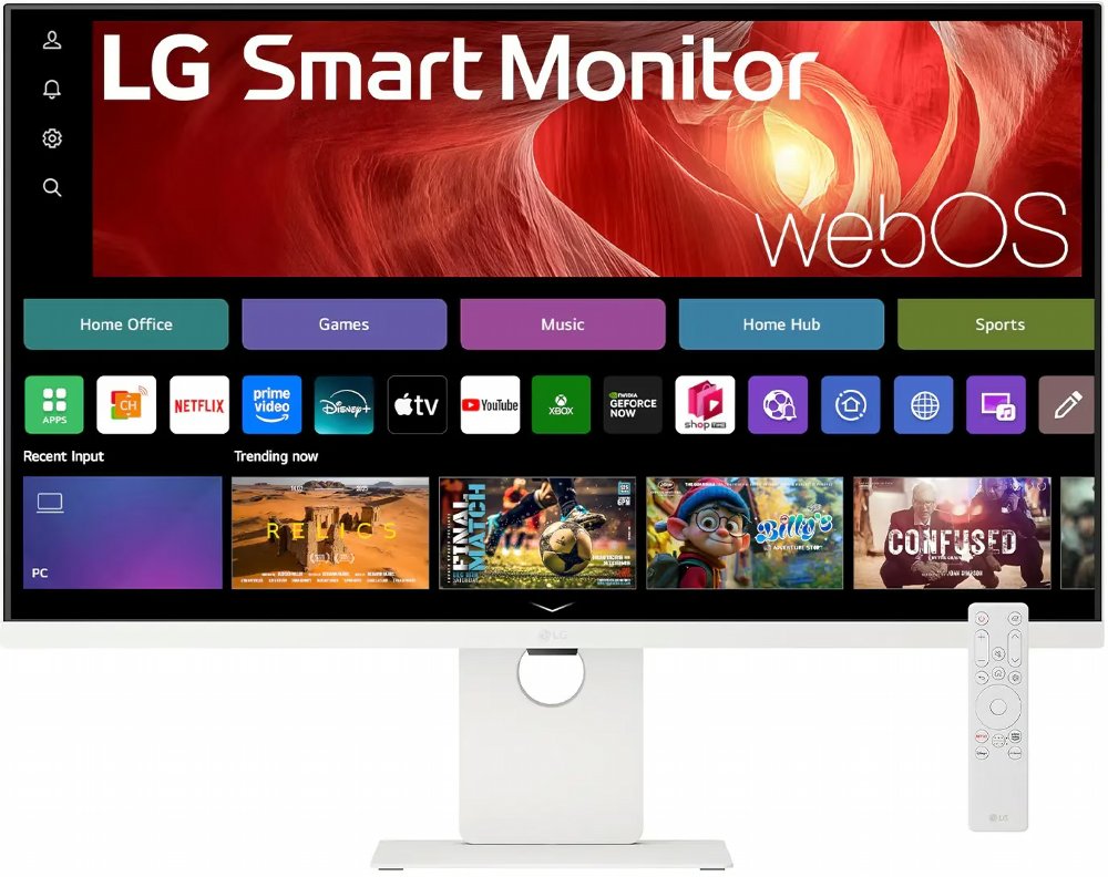 LG 37U730SA-W 37" | 3840 x 2160 4K UHD IPS | 60 Hz | Smart-Monitor mit webOS | USB-C 65 W | Weiß