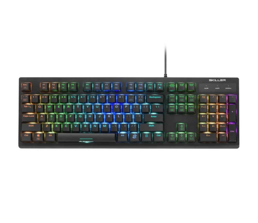 Sharkoon Skiller SGK30 RGB | Kabelgebundene Gaming-Tastatur | QWERTY