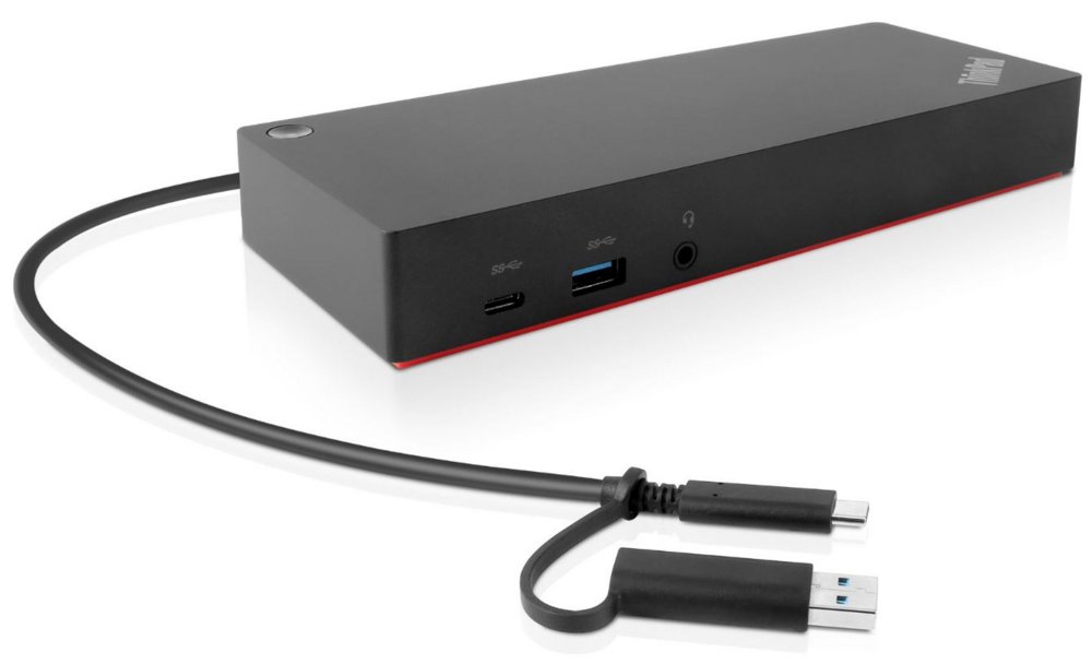 Lenovo 40AF0135EU | Dockingstation & Port-Replikator | USB-C | Schwarz