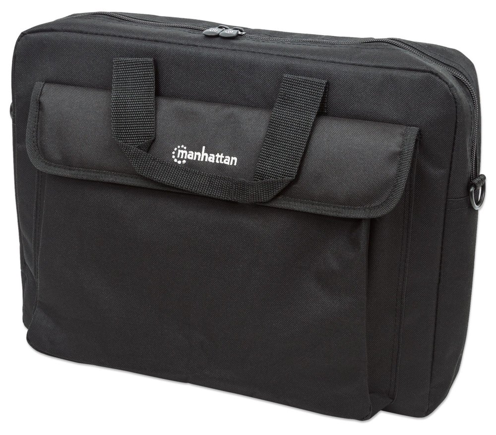 Manhattan London 15,6" Laptop-Aktentasche | Schwarz