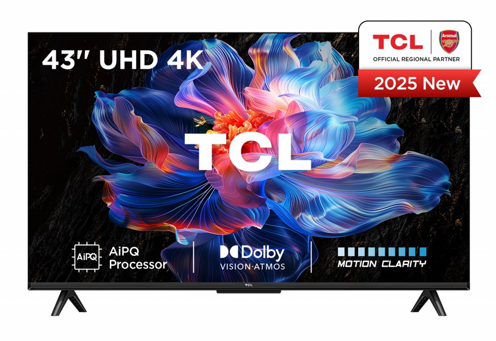 TCL 43V6C | 43" 4K Ultra HD DLED Smart TV | Google TV | Dolby Vision | 60Hz