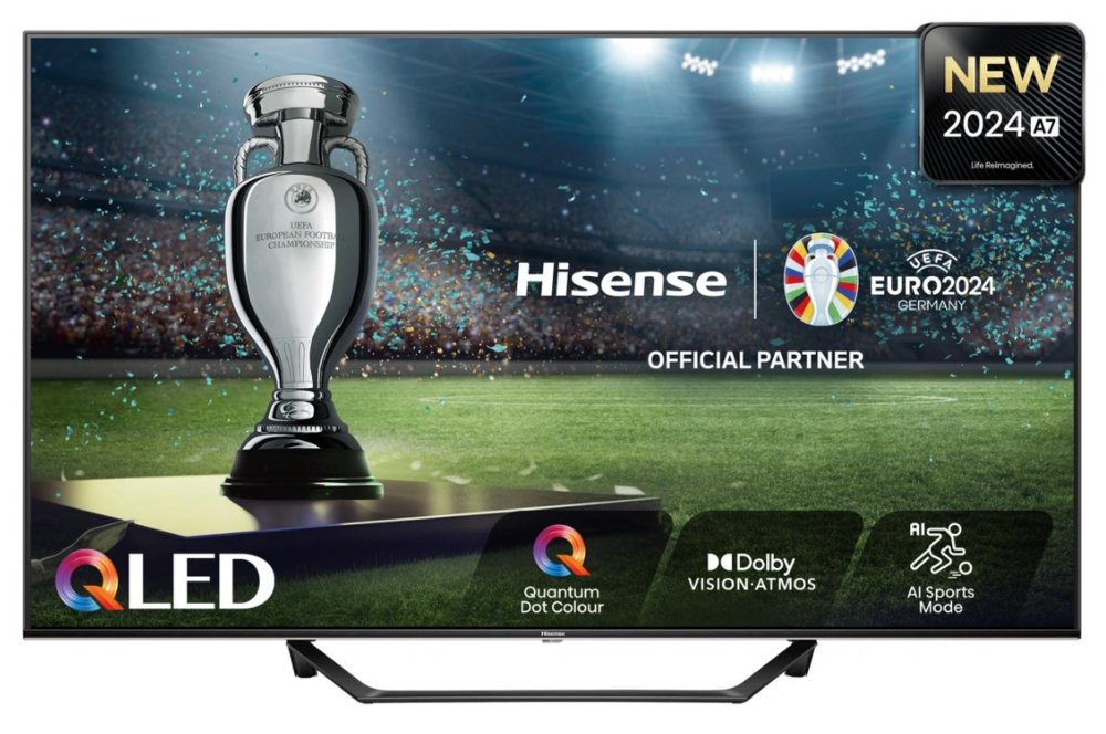 Hisense 50A79NQ | 50" Ultra HD 4K | QLED Smart TV | WLAN | VIDAA | Lokales Dimmen | HDR10+ | 60Hz