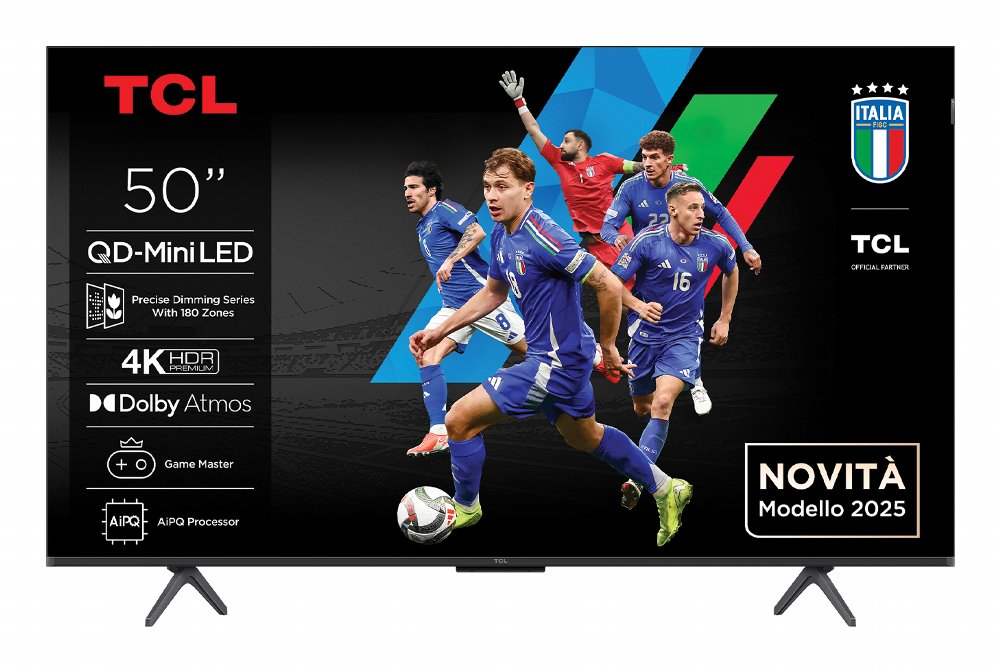 TCL 50C61KS | 50" 4K Ultra HD QD-MiniLED Smart TV | 120Hz | Google TV + Wifi | Dolby Vision | HDMI 2.1 (2025)