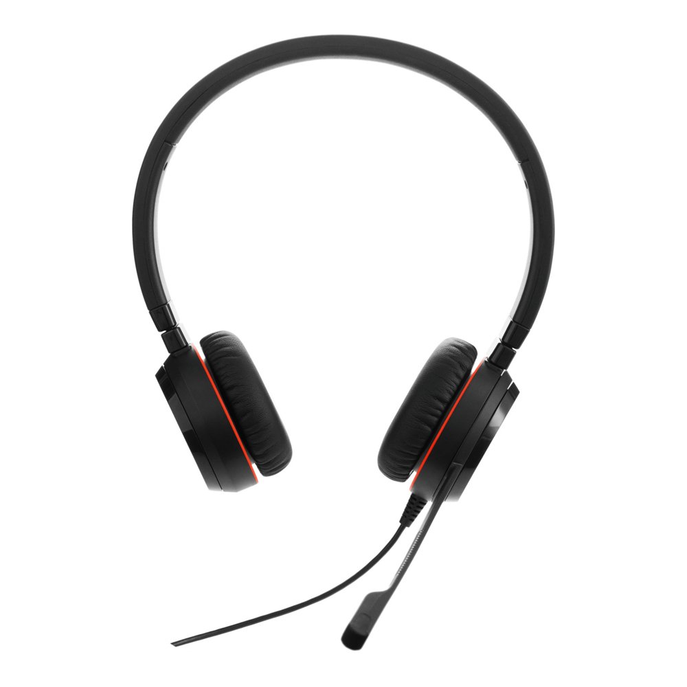 Jabra Evolve 30 II | Kabelgebundenes On-Ear Headset | USB-A & 3,5mm Anschluss | Schwarz