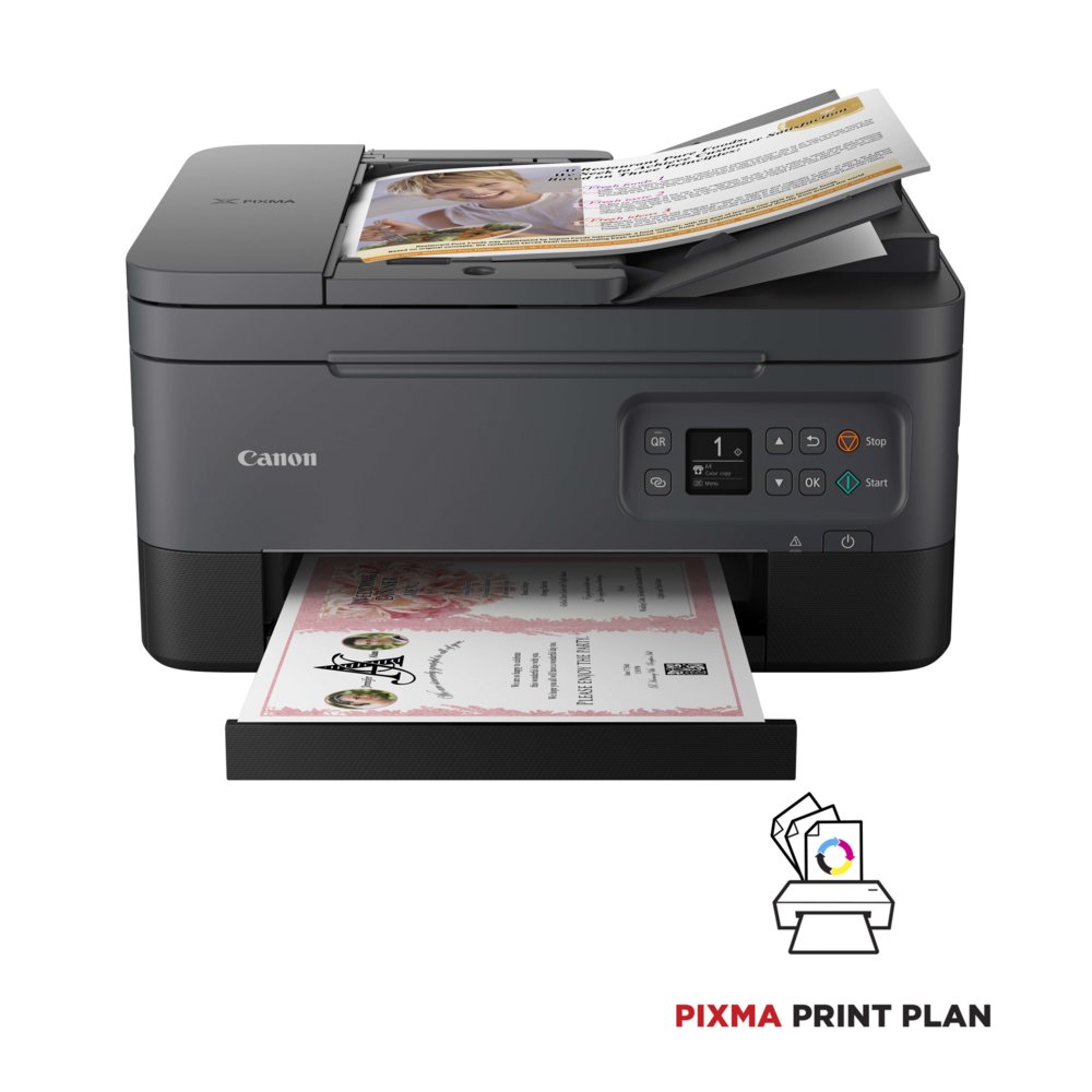 Canon PIXMA TS7450i | All-in-One Tintenstrahldrucker | Farbe | A4 | 4800 x 1200 DPI | WLAN | ADF