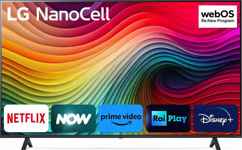 LG NanoCell 55NANO81T6A 55" | Ultra HD 4K NanoCell Smart-TV | WebOS + WLAN | NanoCell für lebendige Farben | HDR10 | 50Hz