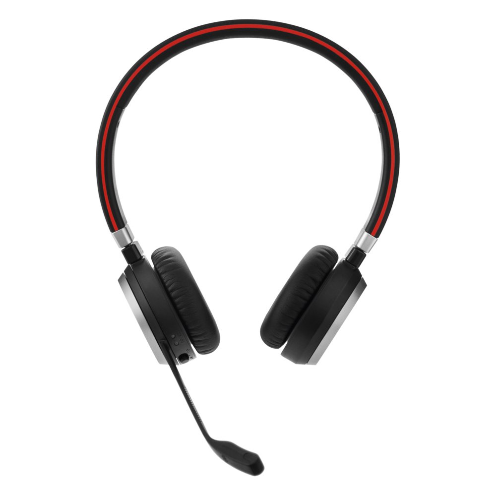 Jabra Evolve 65 | Kabelloses On-Ear Stereo-Headset | Bluetooth | Mit Ladestation | Schwarz