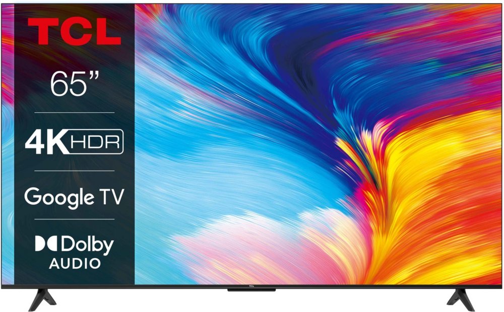 TCL 65P635 | 65" Ultra HD 4K | LED Smart-TV | WLAN | Google TV | HDR10 | 60 Hz
