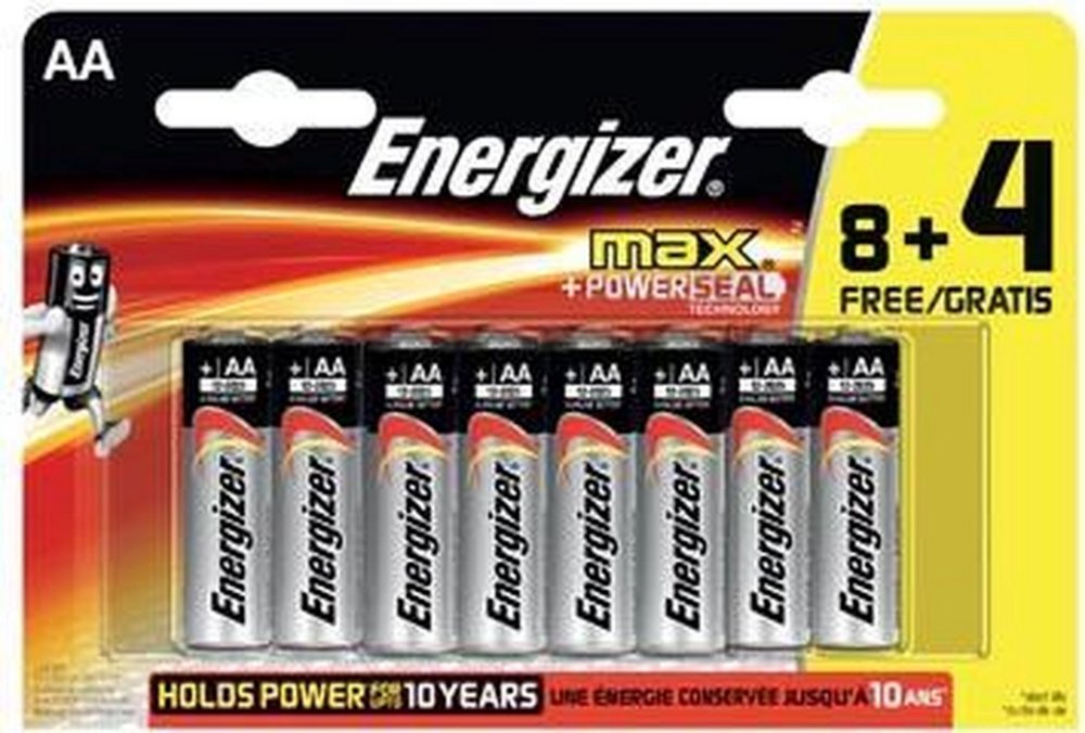 Energizer Max Plus | AA-Batterien | Alkaline | 12er-Packung