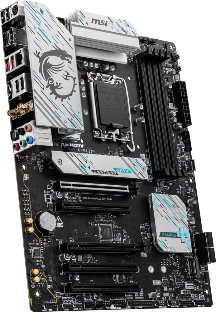 MSI B760 GAMING PLUS WIFI DDR4 | Sockel LGA 1700 | Intel B760 | 4xDDR4 | ATX | Mainboard