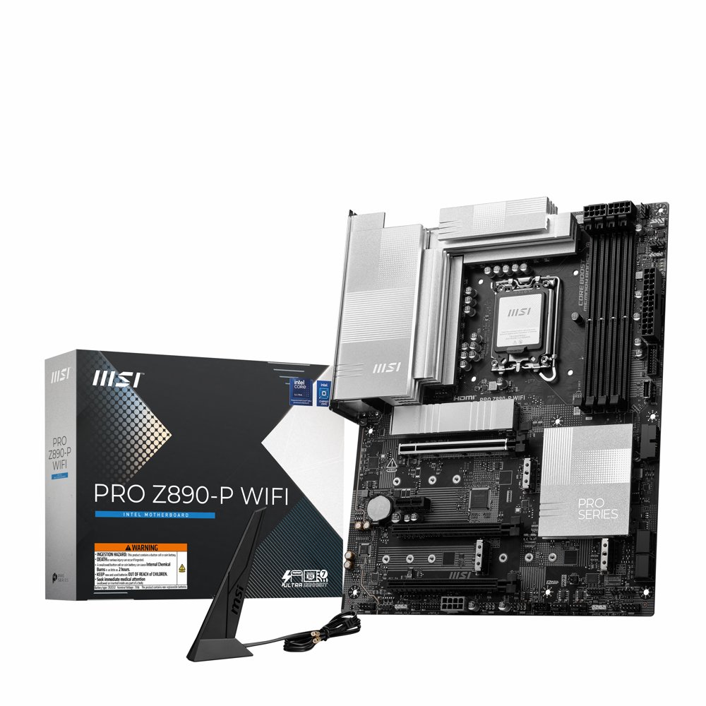 MSI PRO Z890-P WIFI | Sockel LGA 1851 | Intel Z890 | 4xDDR5 | ATX | Mainboard