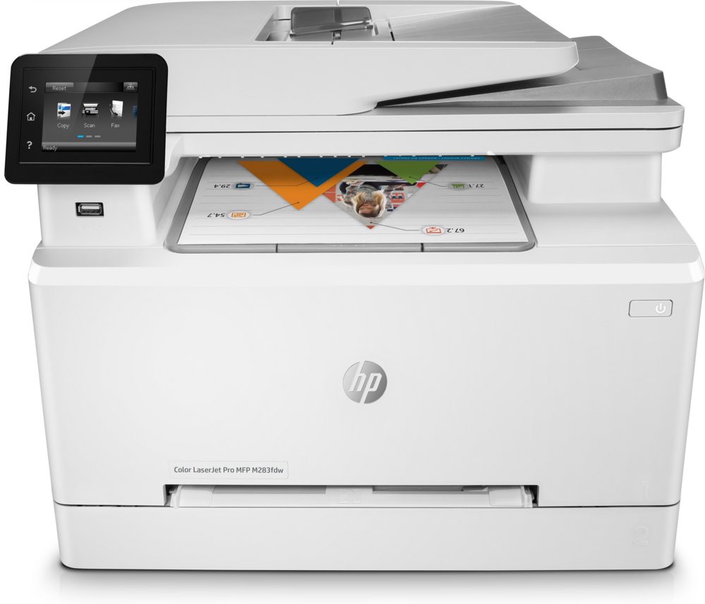 HP Color LaserJet Pro MFP M283fdw | All-in-One Laserdrucker | A4 | 600 x 600 DPI | WLAN | Farbe