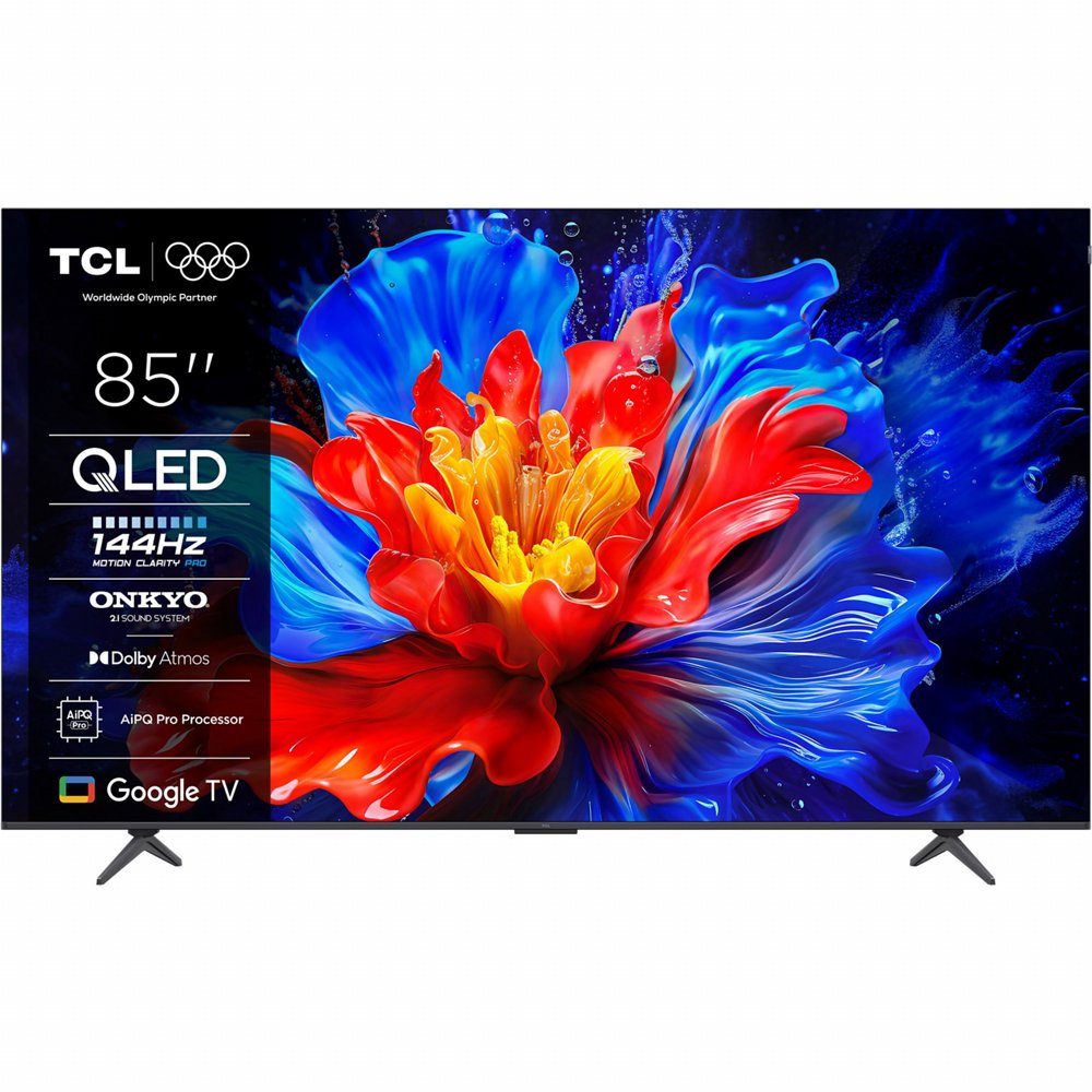 TCL 85P8K | 85" 4K Ultra HD QLED DLED Smart-TV | Google TV | Dolby Vision | 144 Hz (2025)