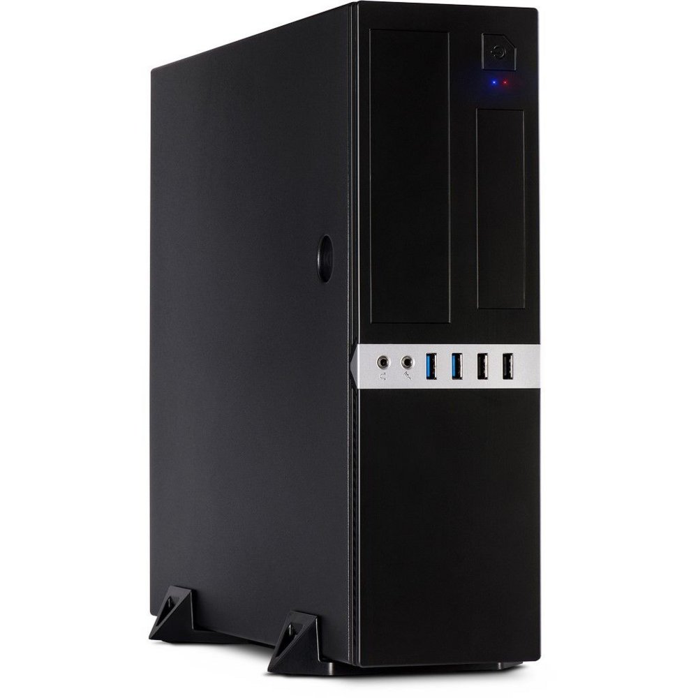 Inter-Tech IT-503 | Kompaktes Gehäuse | Schwarz | Micro-ATX