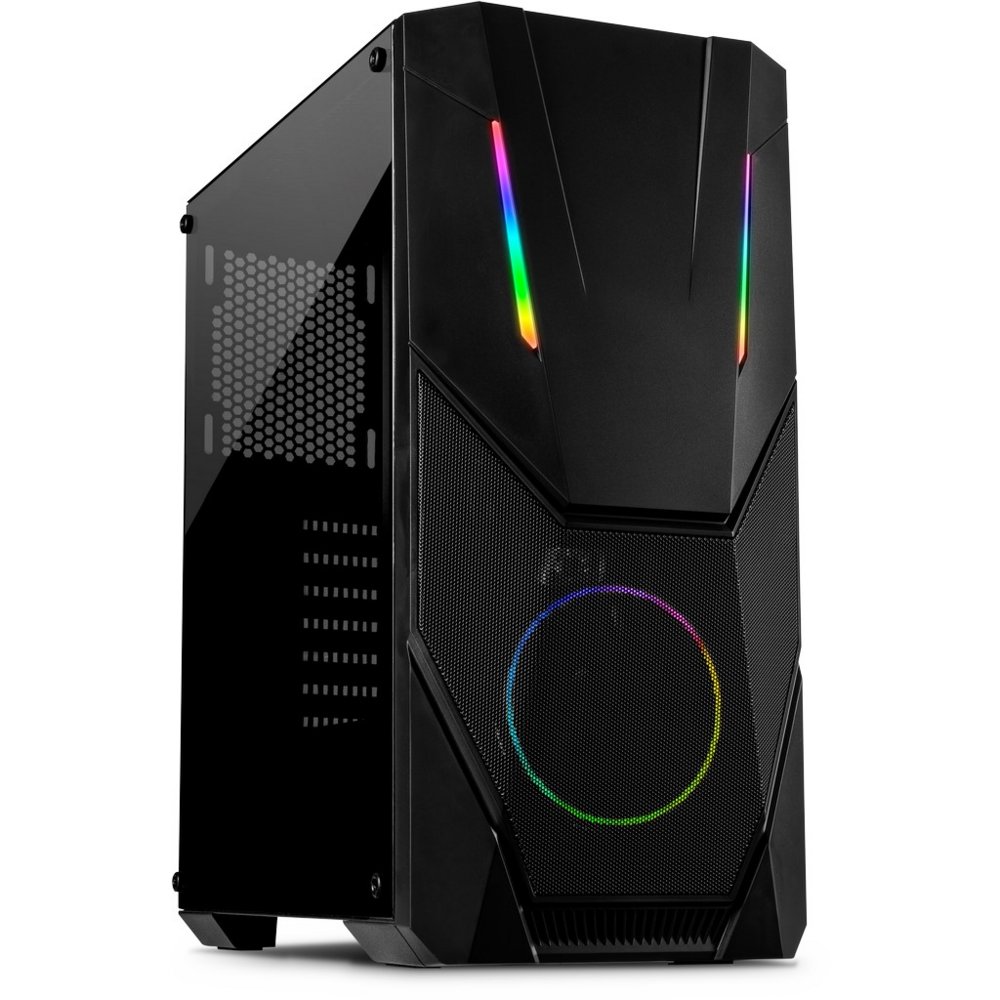 Inter-Tech IT-3303 Hornet RGB | Midi Tower-Gehäuse | Schwarz