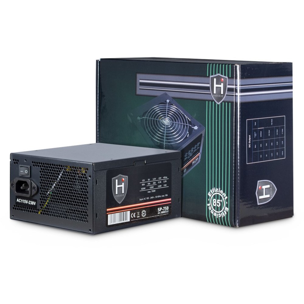 Inter-Tech HiPower SP-750 | 750 Watt PSU | Netzteil | Stromversorgung