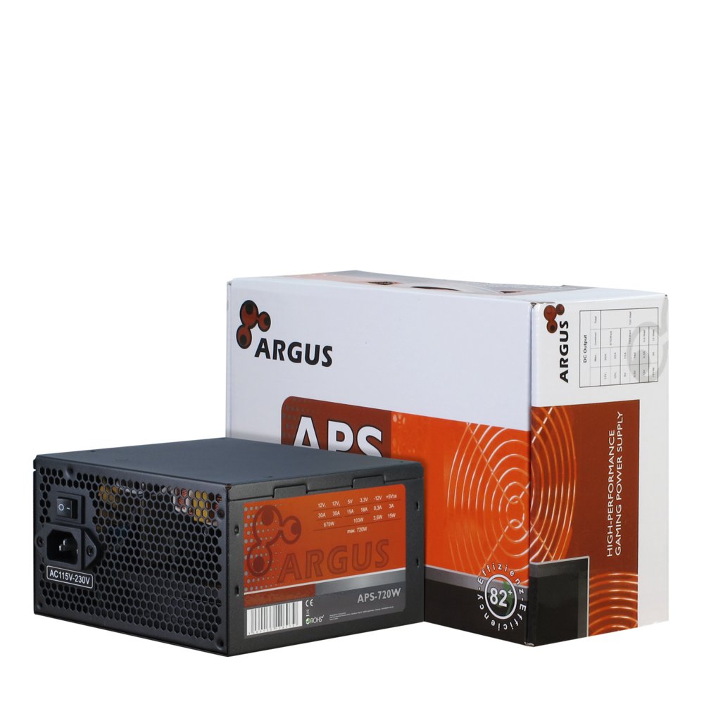 Inter-Tech Argus APS | 720 Watt ATX PSU | Netzteil | Stromversorgung