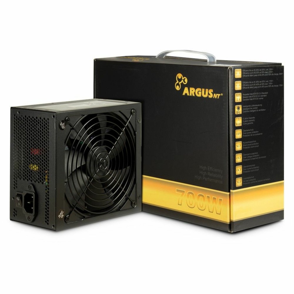 Inter-Tech Argus GPS-700 | 700 Watt Gold ATX PSU | Netzteil | Stromversorgung