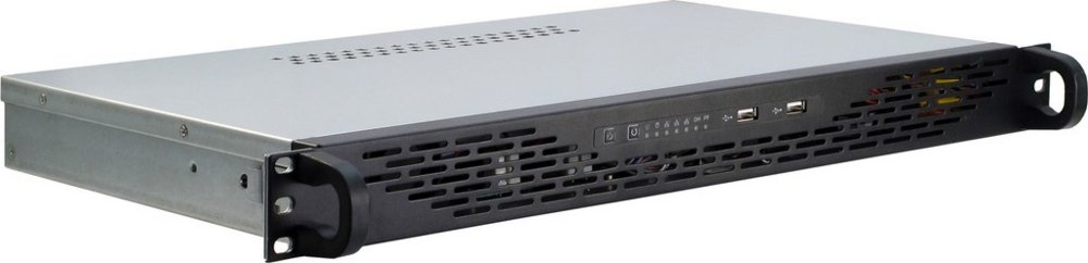 Inter-Tech 1U K-125L | Serverschrank | Grau | Mini-ITX