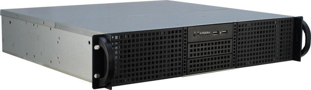 Inter-Tech 2U-20240 | Server-Rack-Gehäuse | Schwarz