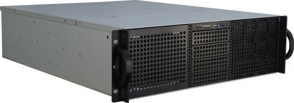 Inter-Tech 3U-30240 | Server-Rack-Gehäuse | Schwarz