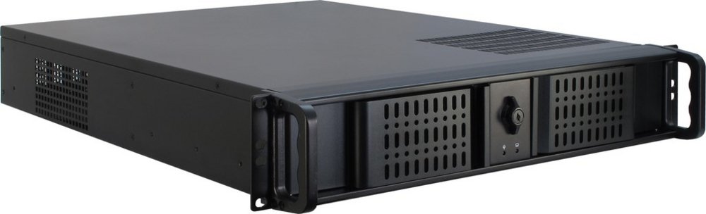 Inter-Tech IPC 2U-2098-SL | Server-Rackgehäuse | Schwarz