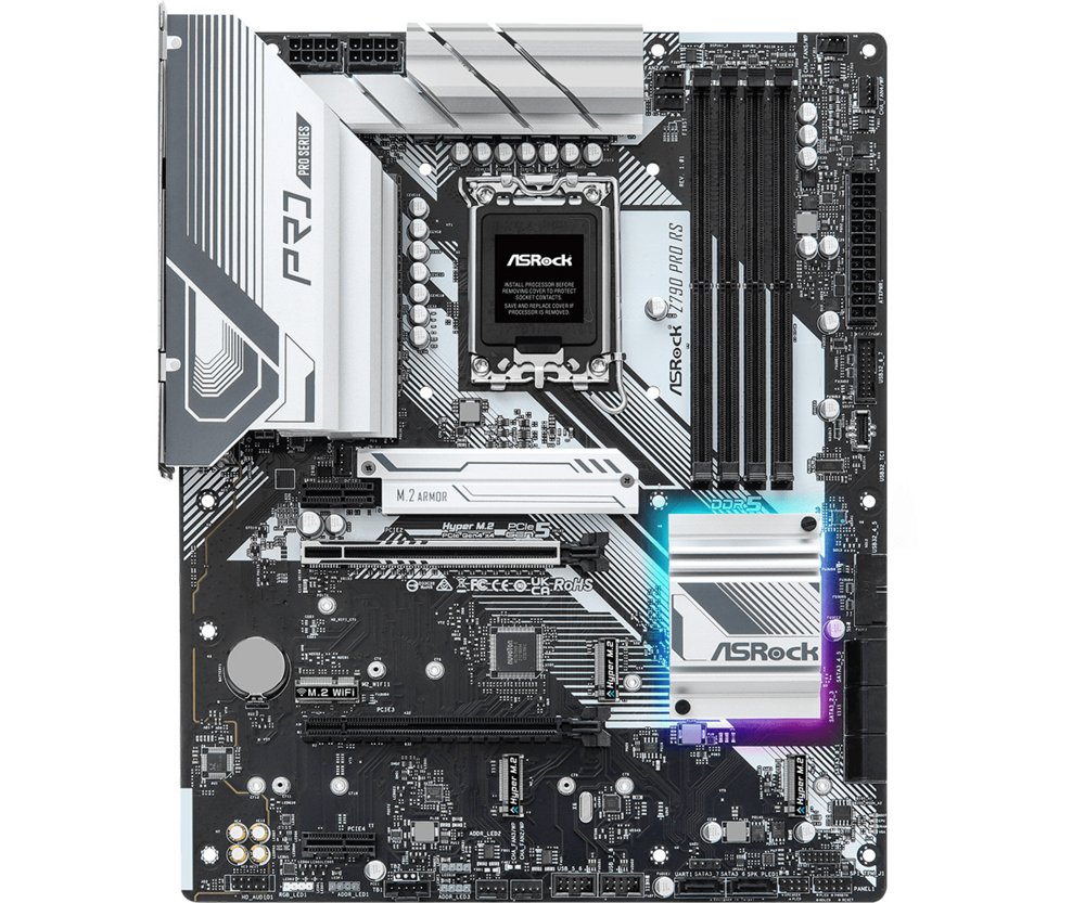 ASRock Z790 Pro RS | Sockel LGA 1700 | Intel Z790 | 4xDDR5 | ATX | Mainboard