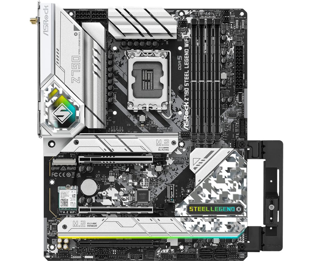 ASRock Z790 Steel Legend WiFi | Sockel LGA 1700 | Intel Z790 | 4xDDR5 | ATX | Mainboard