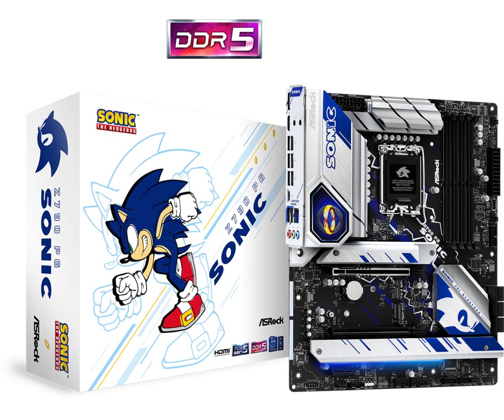 ASRock Z790 PG SONIC | Sockel LGA 1700 | Intel Z790 | 4xDDR5 | Micro-ATX | Mainboard