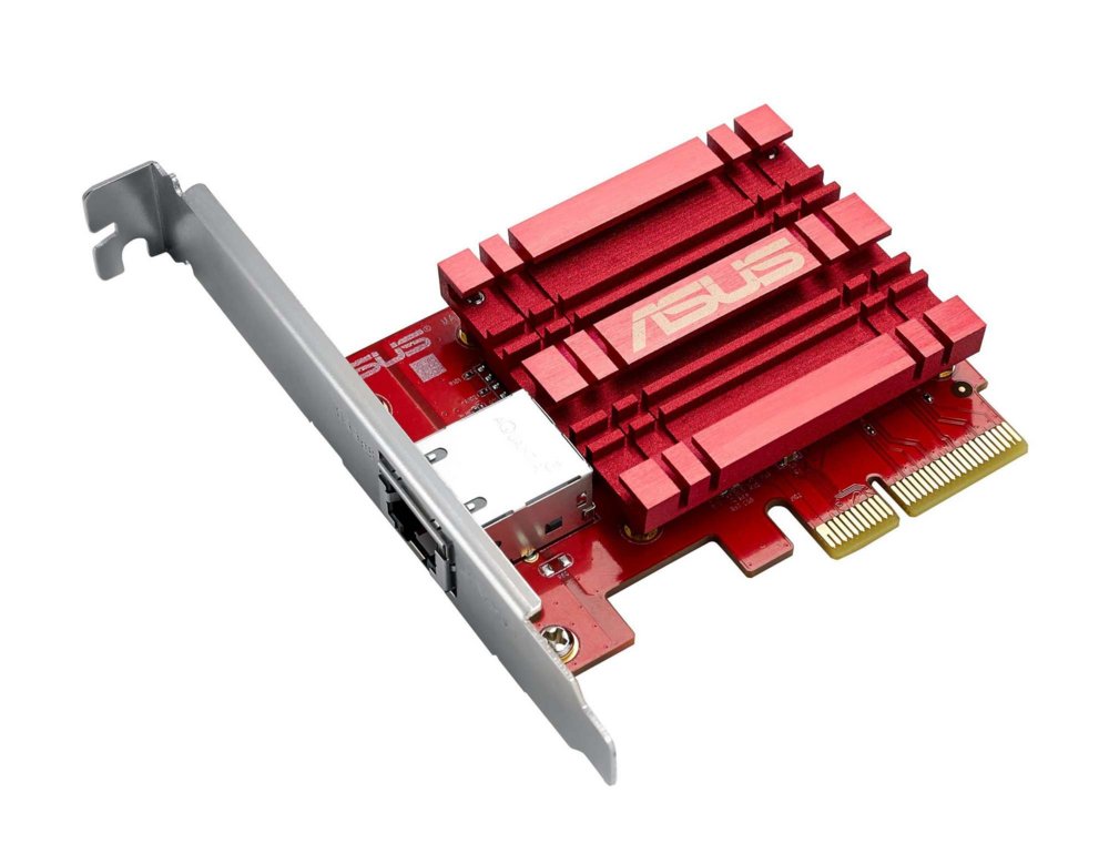 ASUS XG-C100C V2 Interne Ethernet-Karte | Geschwindigkeit: 10 Gbit/s | PCIe 3.0 x4 Schnittstelle