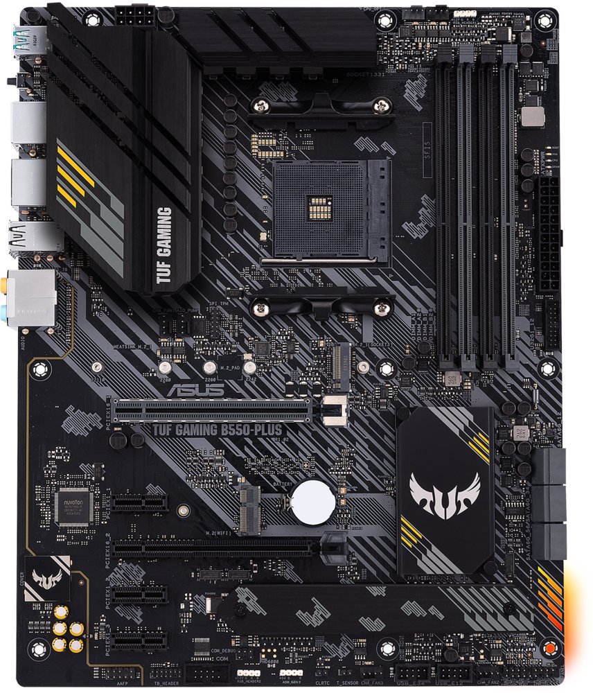 ASUS TUF Gaming B550-PLUS | Sockel AM4 | AMD B550 | 4× DDR4 | ATX | Mainboard