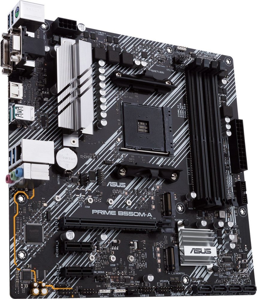 ASUS PRIME B550M-A | Sockel AM4 | AMD B550 | 4× DDR4 | Micro-ATX | Mainboard