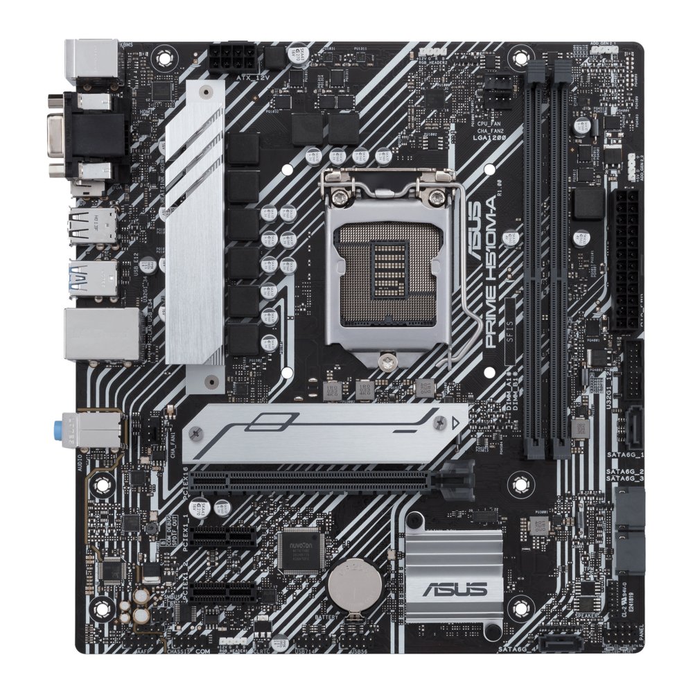 ASUS PRIME H510M-A ARGB | Sockel LGA 1200 | Intel H510 | 2xDDR4 | Micro-ATX | Mainboard