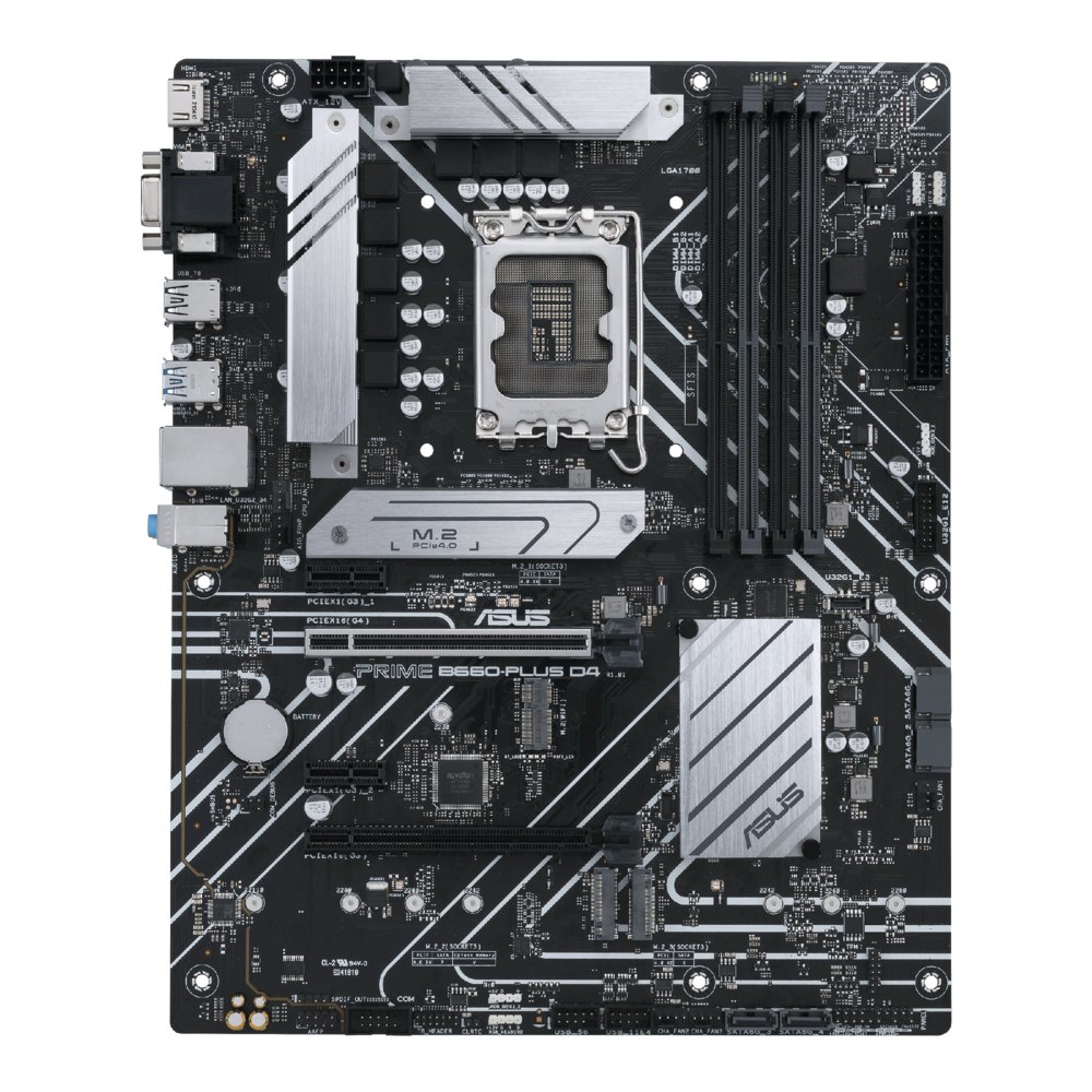 ASUS PRIME B660-PLUS D4 | Sockel LGA 1700 | Intel B660 | 4× DDR4 | ATX | Mainboard