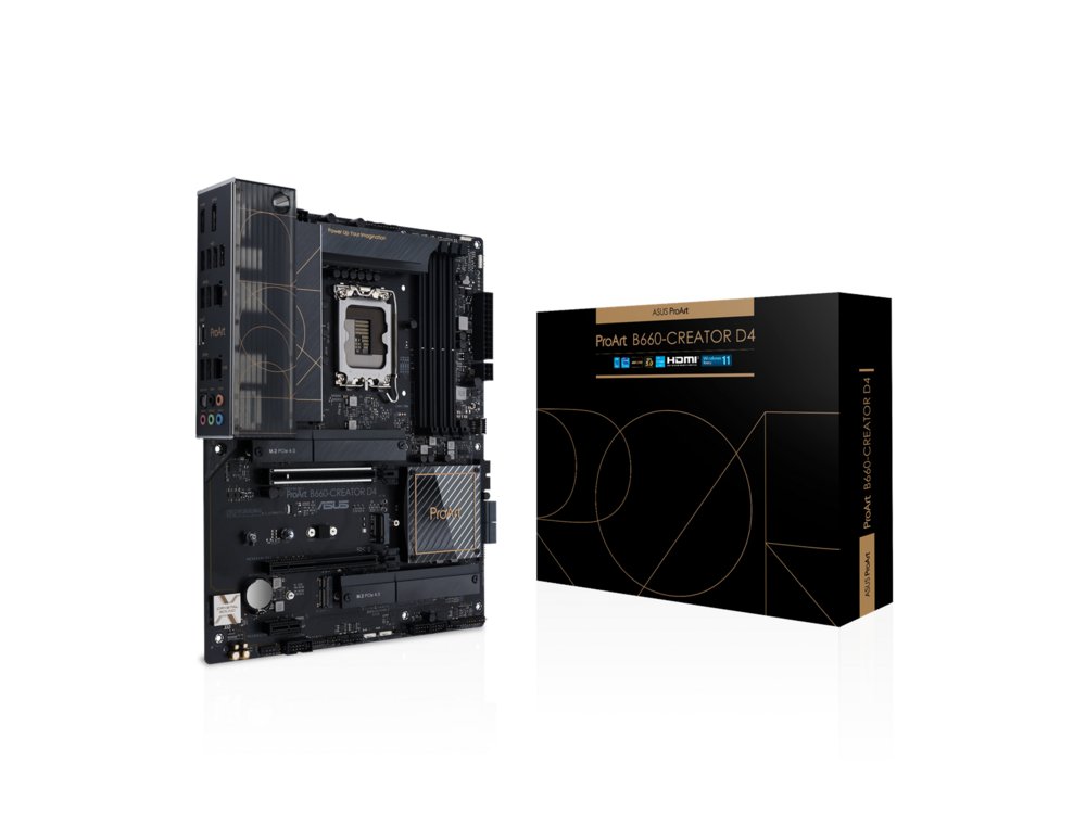 ASUS PROART B660-CREATOR D4 | Sockel LGA 1700 | Intel B660 | 4xDDR4 | ATX | Mainboard