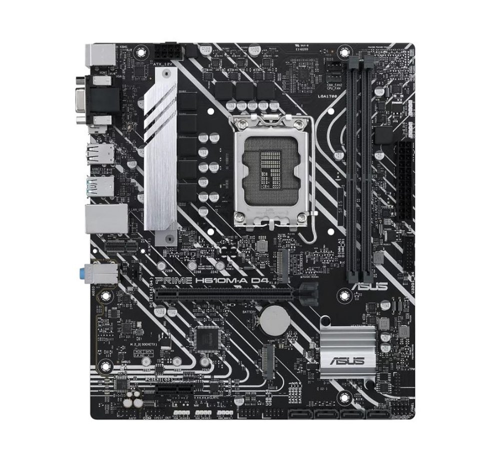 ASUS PRIME H610M-A D4-CSM | Sockel LGA 1700 | Intel H610 | 2xDDR4 | Micro-ATX | Mainboard