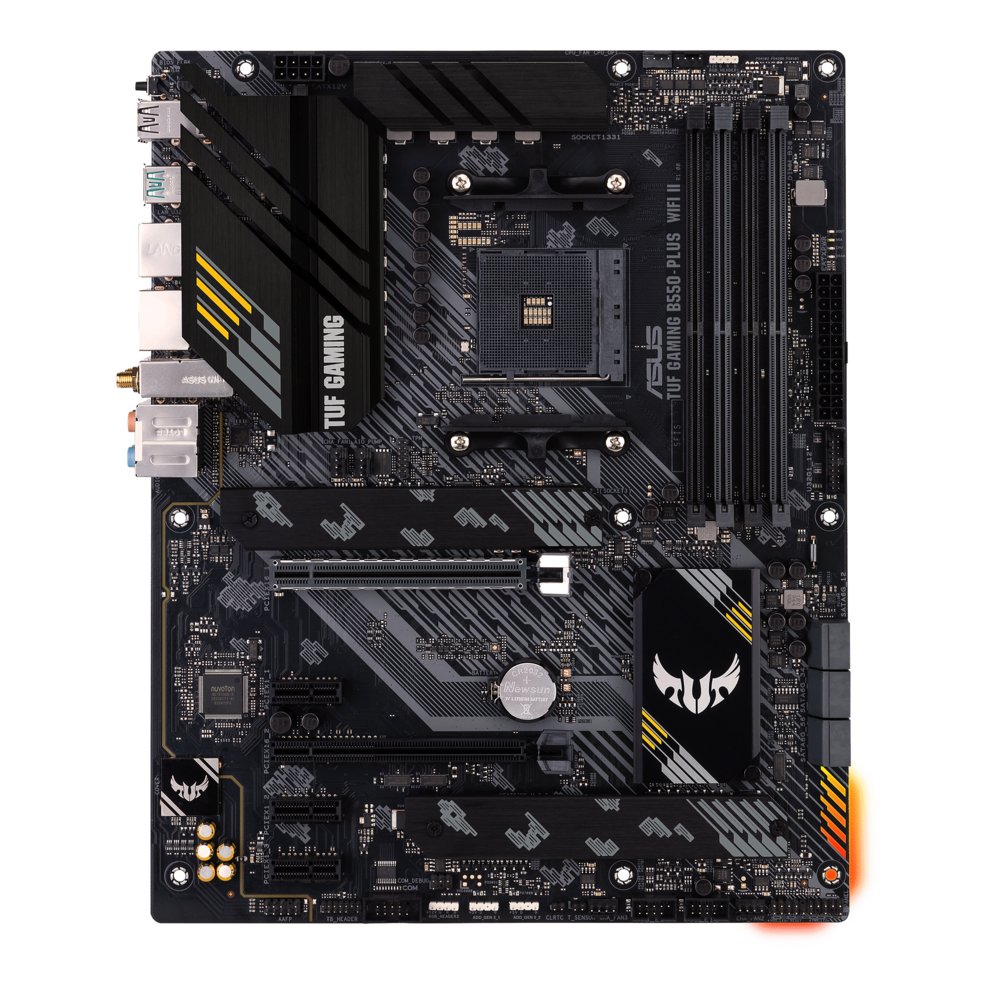 ASUS TUF GAMING B550-PLUS WIFI II | Sockel AM4 | AMD B550 | 4xDDR4 | ATX | Mainboard