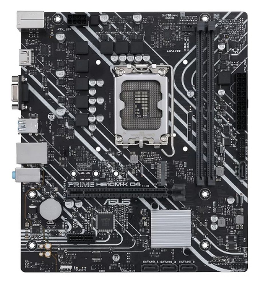 ASUS PRIME H610M-K | Sockel LGA 1700 | Intel H610 | 2xDDR4 | Micro-ATX | Mainboard
