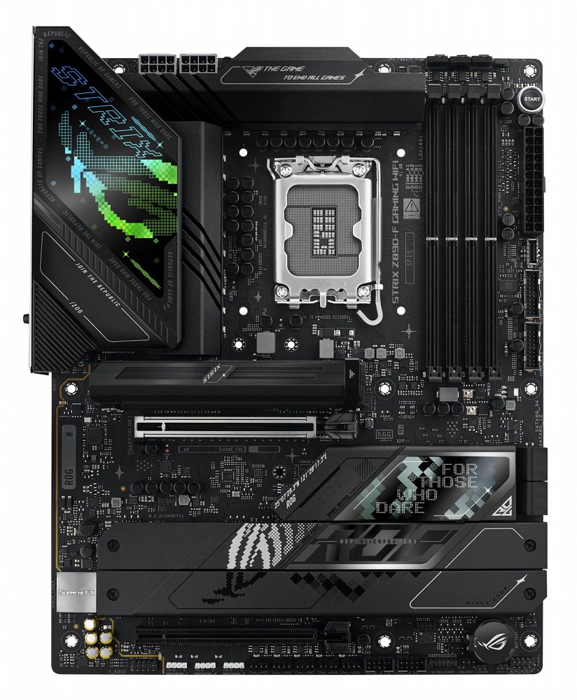 ASUS ROG STRIX Z890-F GAMING WIFI | Sockel LGA 1851 | Intel Z890 | 4xDDR5 | ATX | Mainboard