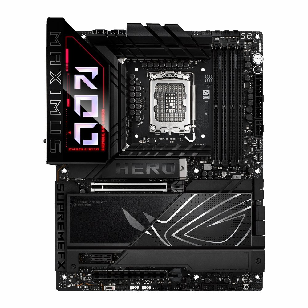 ASUS ROG MAXIMUS Z890 HERO | Sockel LGA 1851 | Intel Z890 | 4xDDR5 | ATX | Mainboard