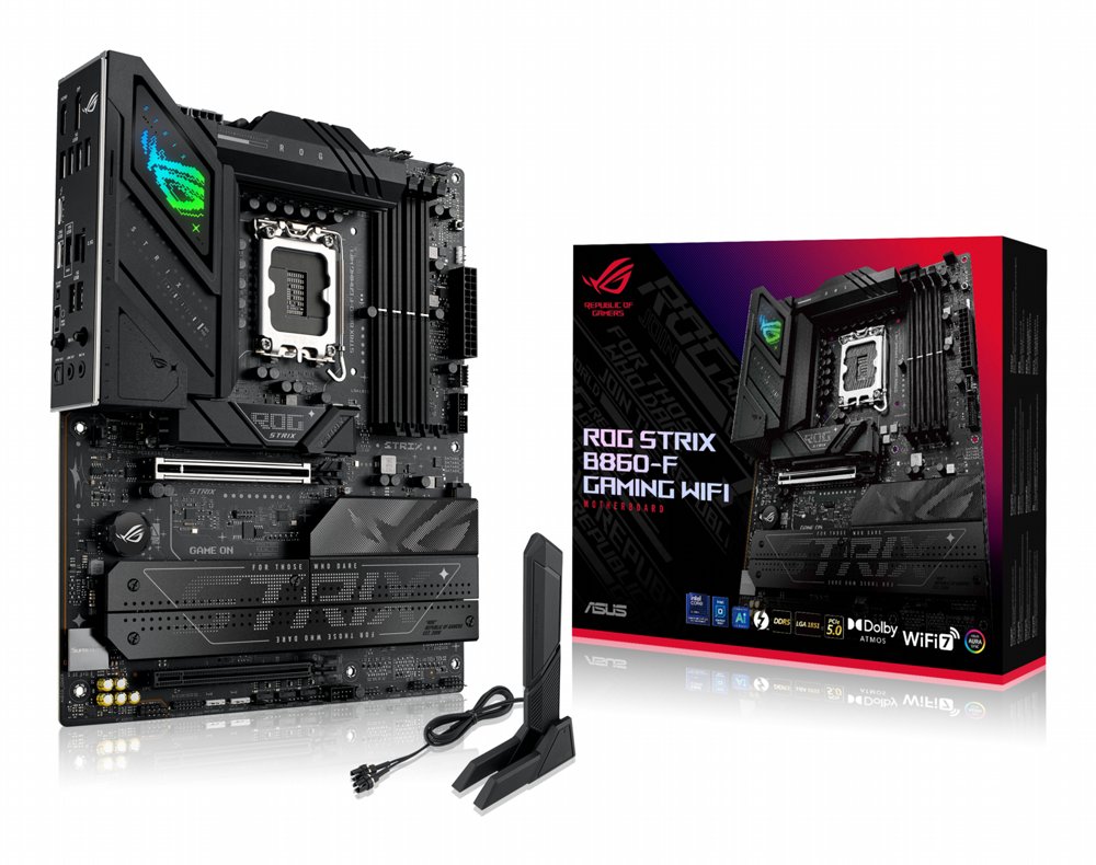 ASUS ROG Strix B860-F GAMING WIFI | Sockel LGA 1851 | Intel B860 | 4xDDR5 | ATX | Mainboard
