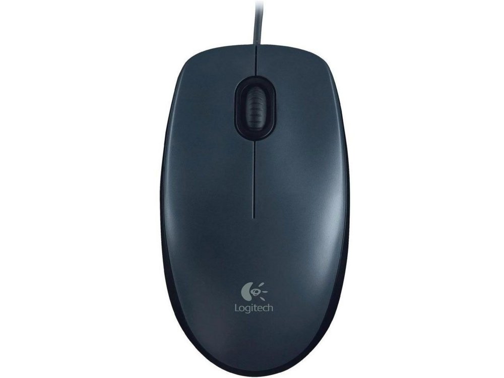 Logitech M90 | Kabelgebundene Maus | Für Links- und Rechtshänder | USB-A | 1000 DPI | Schwarz